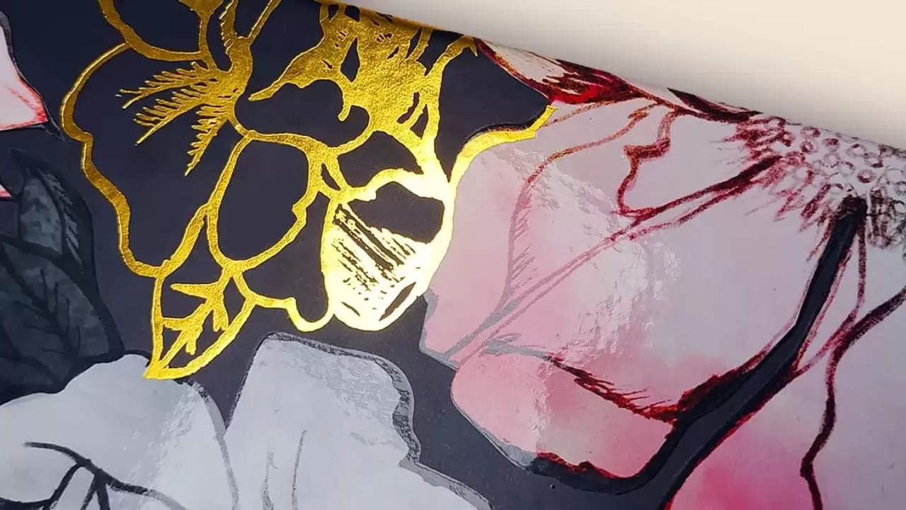 Mực UV in lụa ép foil nguội định hình