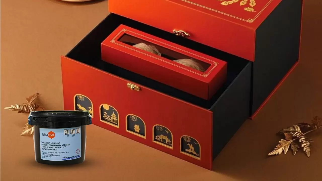 Mực UV in lụa ép foil nguội định hình