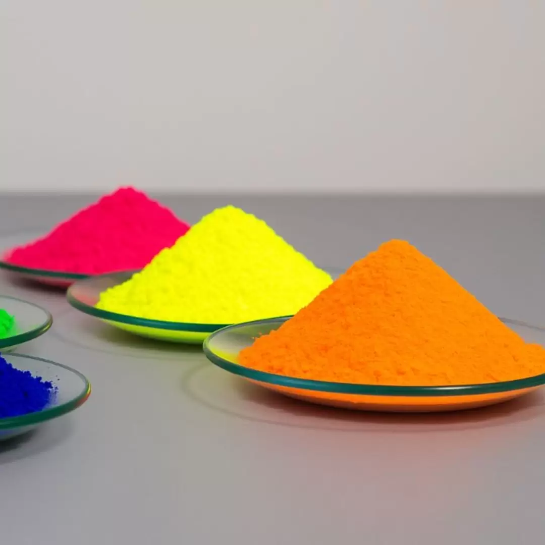 ảnh bột màu huỳnh quang Bột màu huỳnh quang